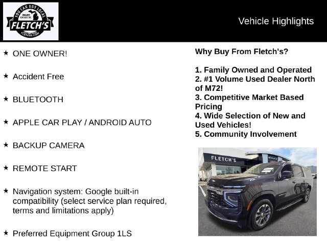 Used 2025 Chevrolet Suburban LS AWD/4WD image 2