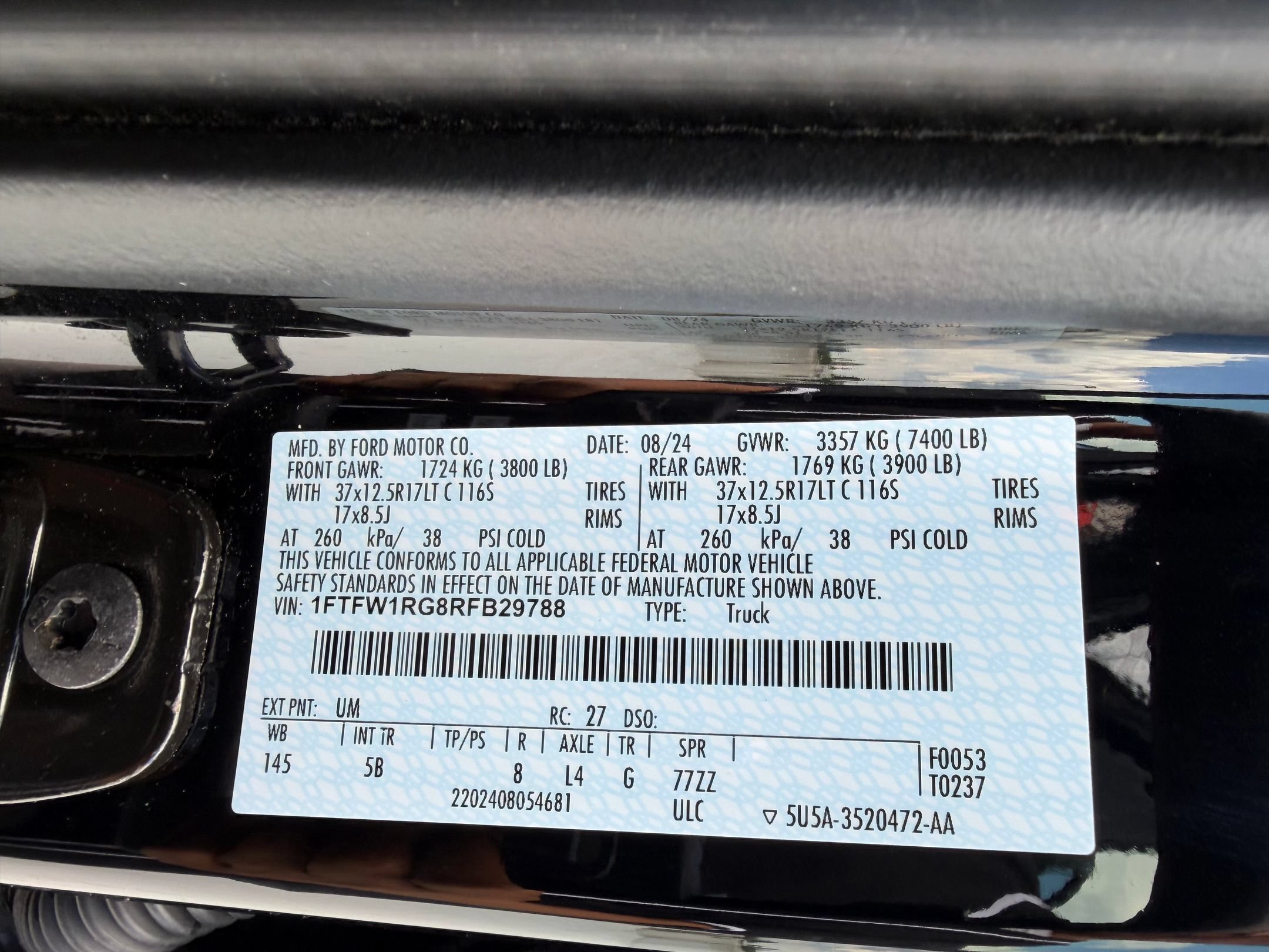 Used 2024 Ford F150 Raptor AWD/4WD image 25