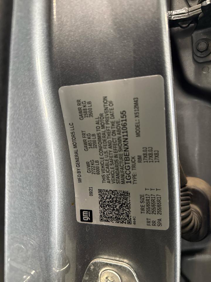 Used 2022 Chevrolet Colorado W/T w/ WT Convenience Package image 59