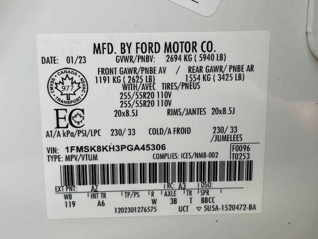 Used 2023 Ford Explorer ST-Line w/ Class IV Trailer Tow Package AWD/4WD image 28
