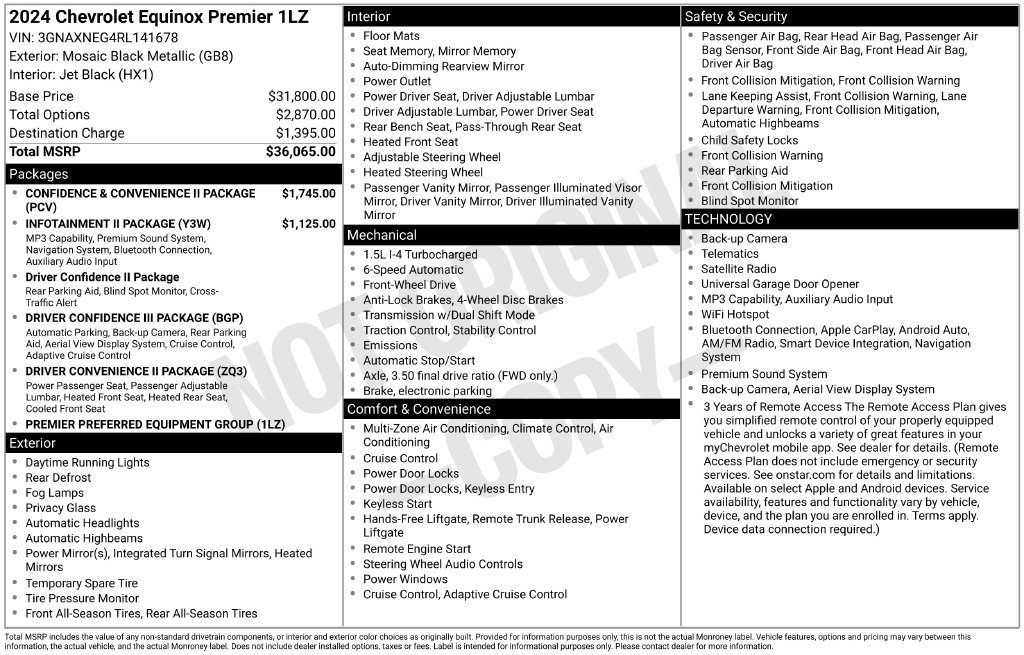 Used 2024 Chevrolet Equinox Premier FWD image 10