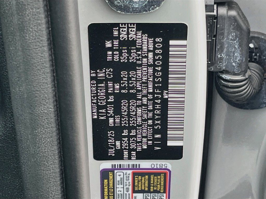 Used 2025 Kia Sorento EX w/ Panoramic Sunroof Package FWD image 32