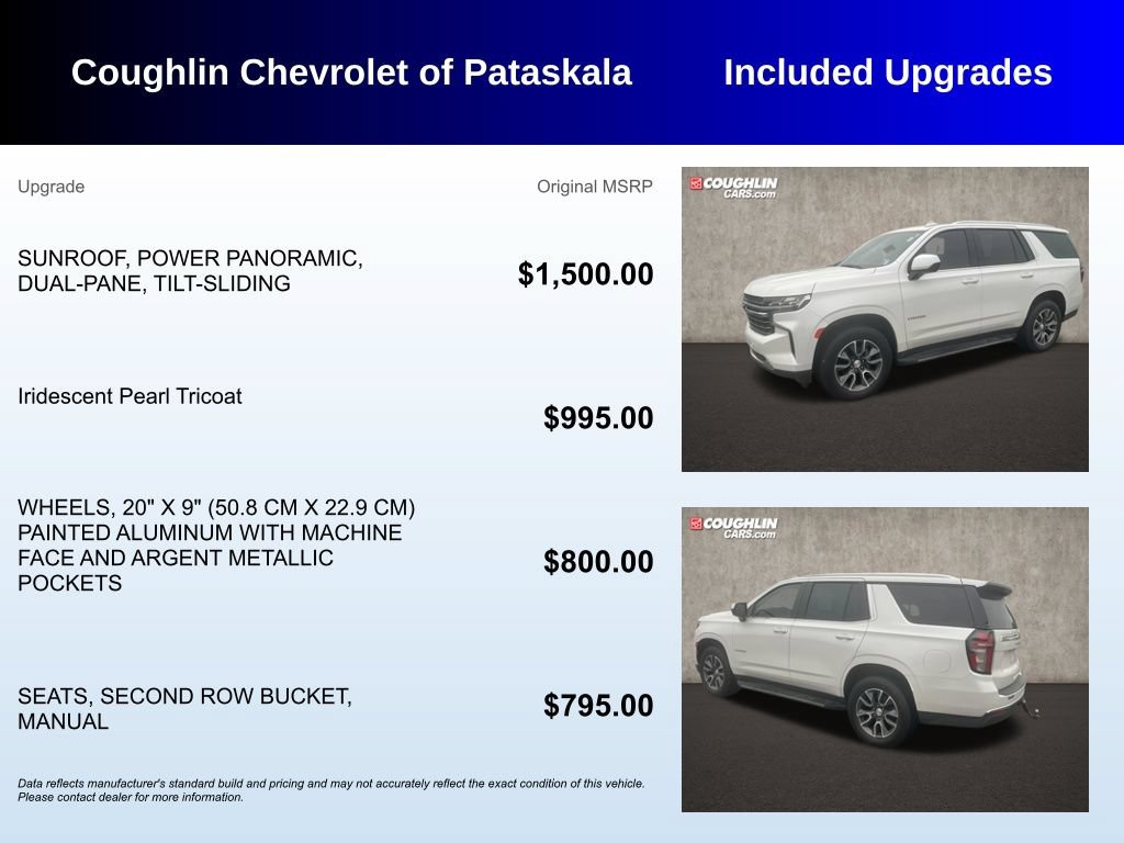 Used 2021 Chevrolet Tahoe LT AWD/4WD image 3