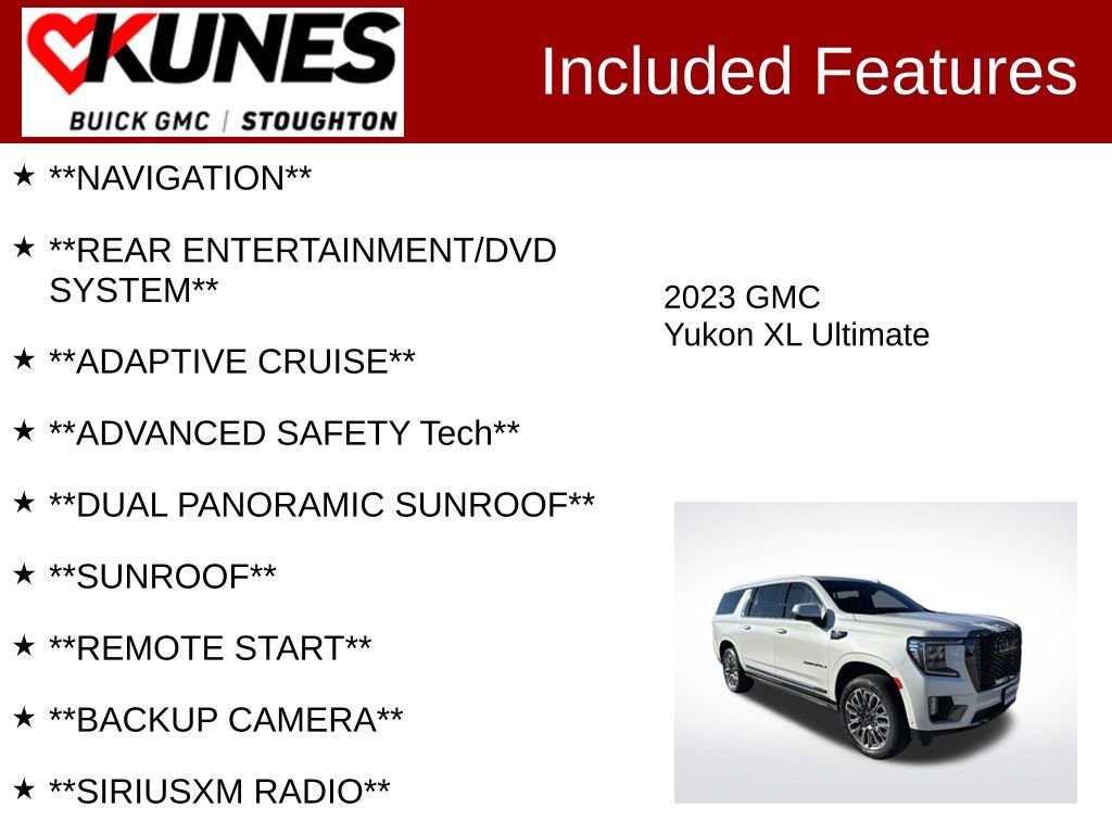 Used 2023 GMC Yukon XL Denali Ultimate image 2