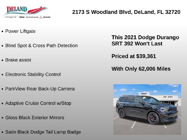 Used 2021 Dodge Durango SRT w/ Technology Group AWD/4WD image 29