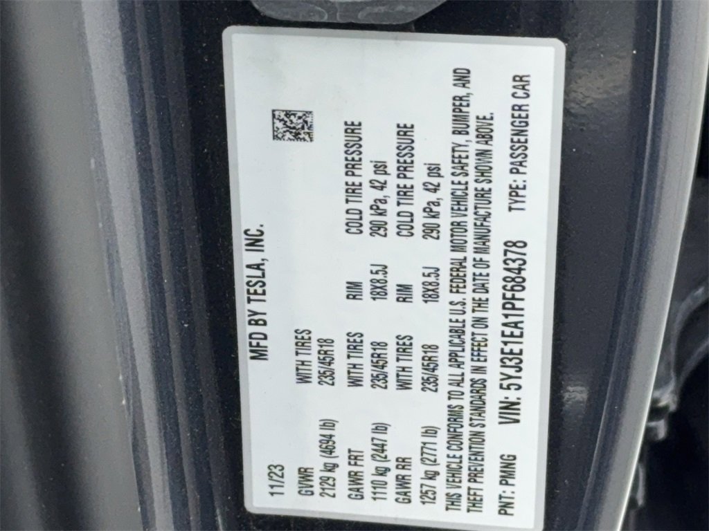 Used 2023 Tesla Model 3 Standard Range image 58