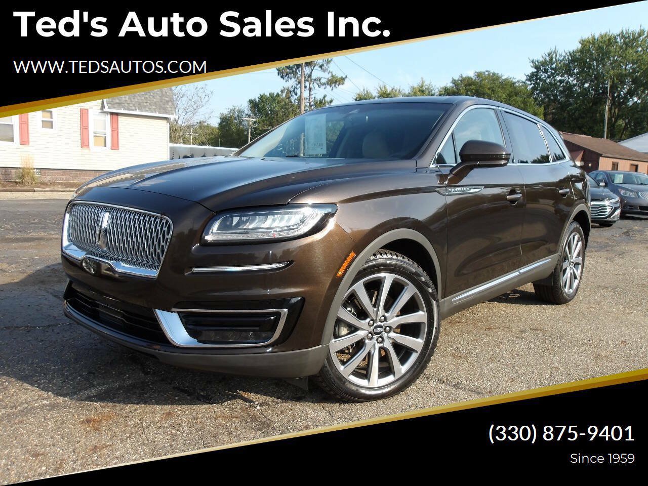 Used 2019 Lincoln Nautilus Select