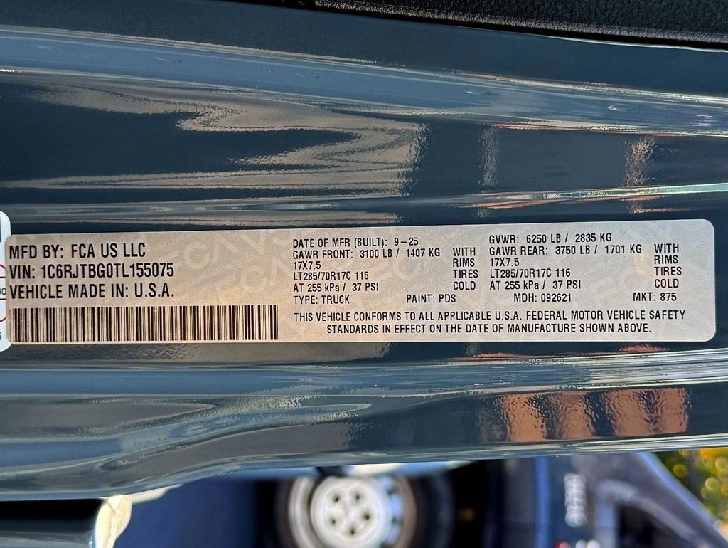 New 2026 Jeep Gladiator Rubicon w/ Safety Group image 29