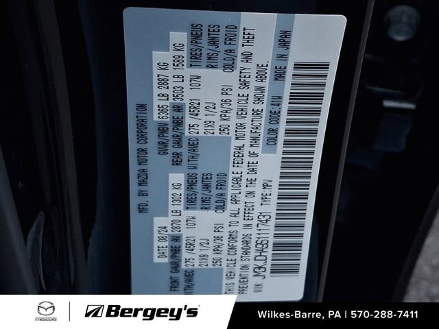 Certified 2025 MAZDA CX-70 Plug-In Hybrid w/ Premium Pkg image 29