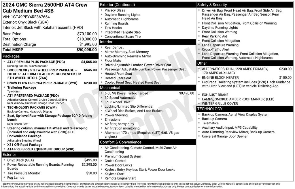 Used 2024 GMC Sierra 2500 AT4 w/ AT4 Premium Plus Package image 21