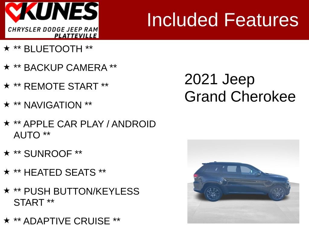 Used 2021 Jeep Grand Cherokee High Altitude image 2