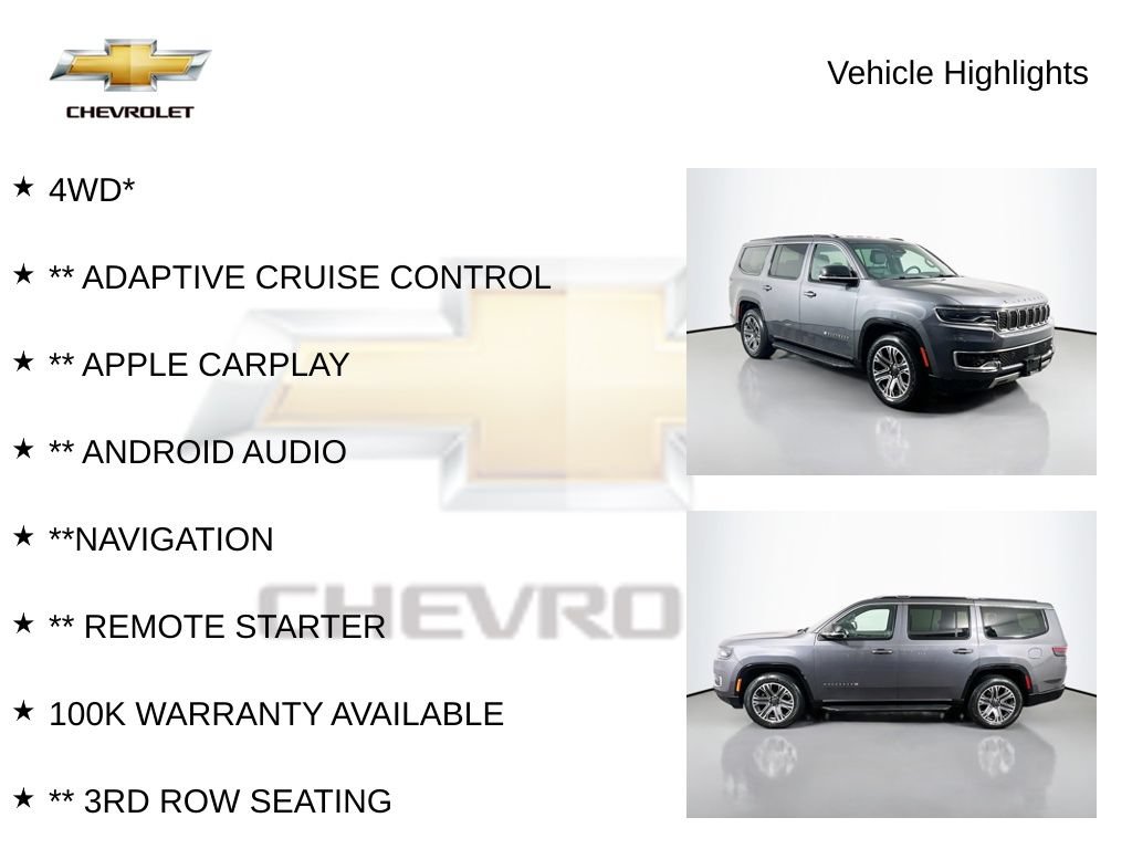 Used 2023 Jeep Wagoneer Series II AWD/4WD image 35