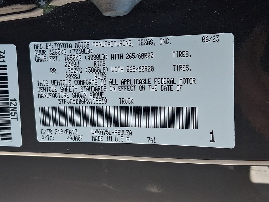 Used 2023 Toyota Tundra Limited AWD/4WD image 26