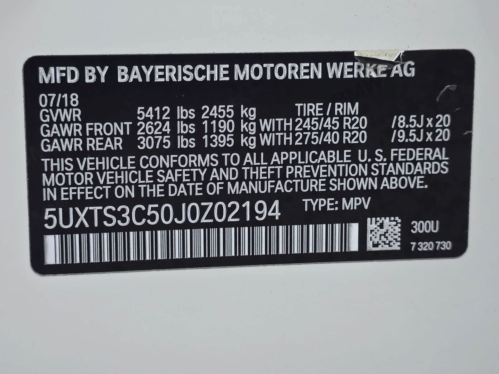 Used 2018 BMW X3 M40i w/ Premium Package AWD/4WD image 32