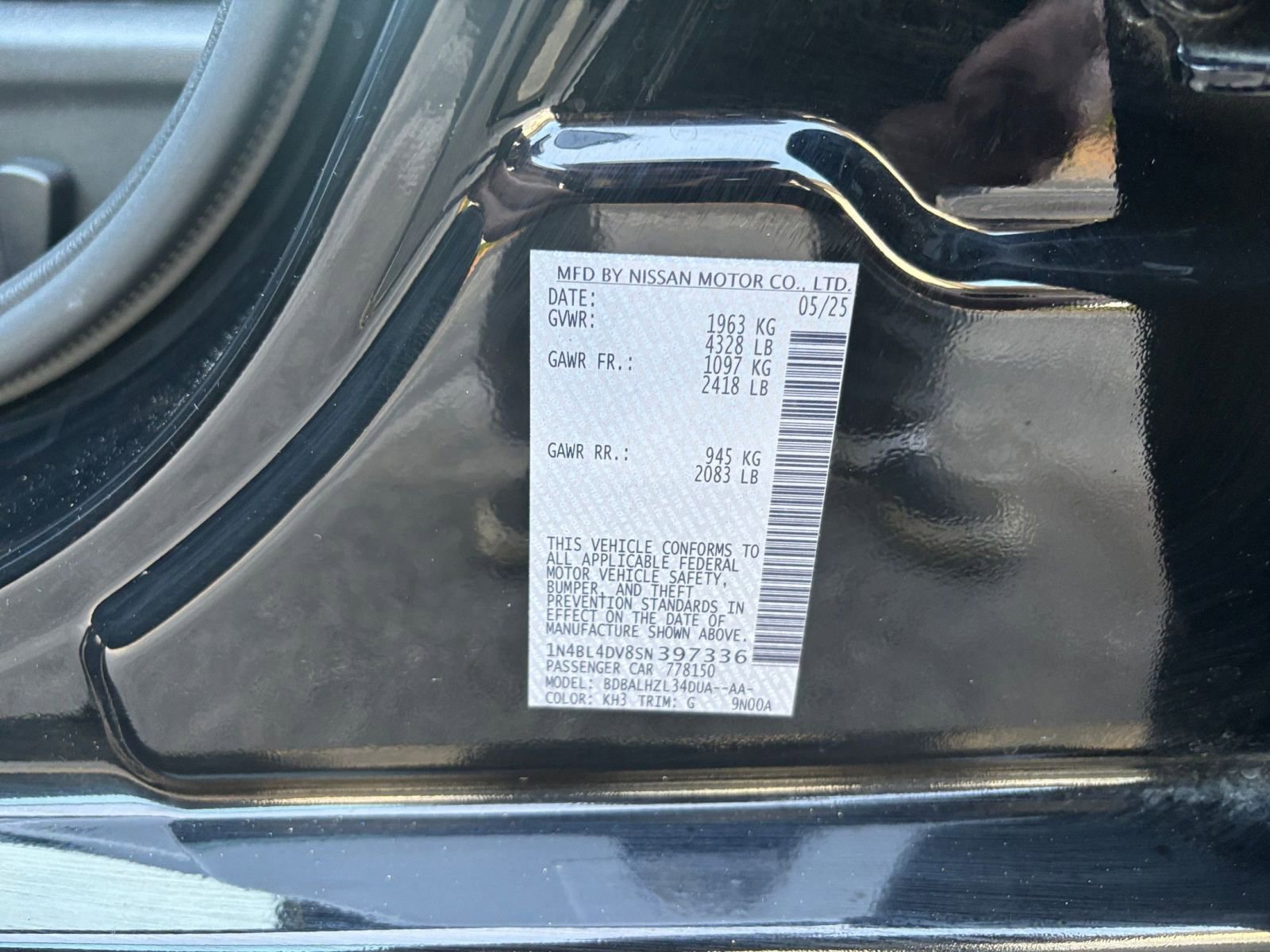 Used 2025 Nissan Altima 2.5 SV FWD image 28