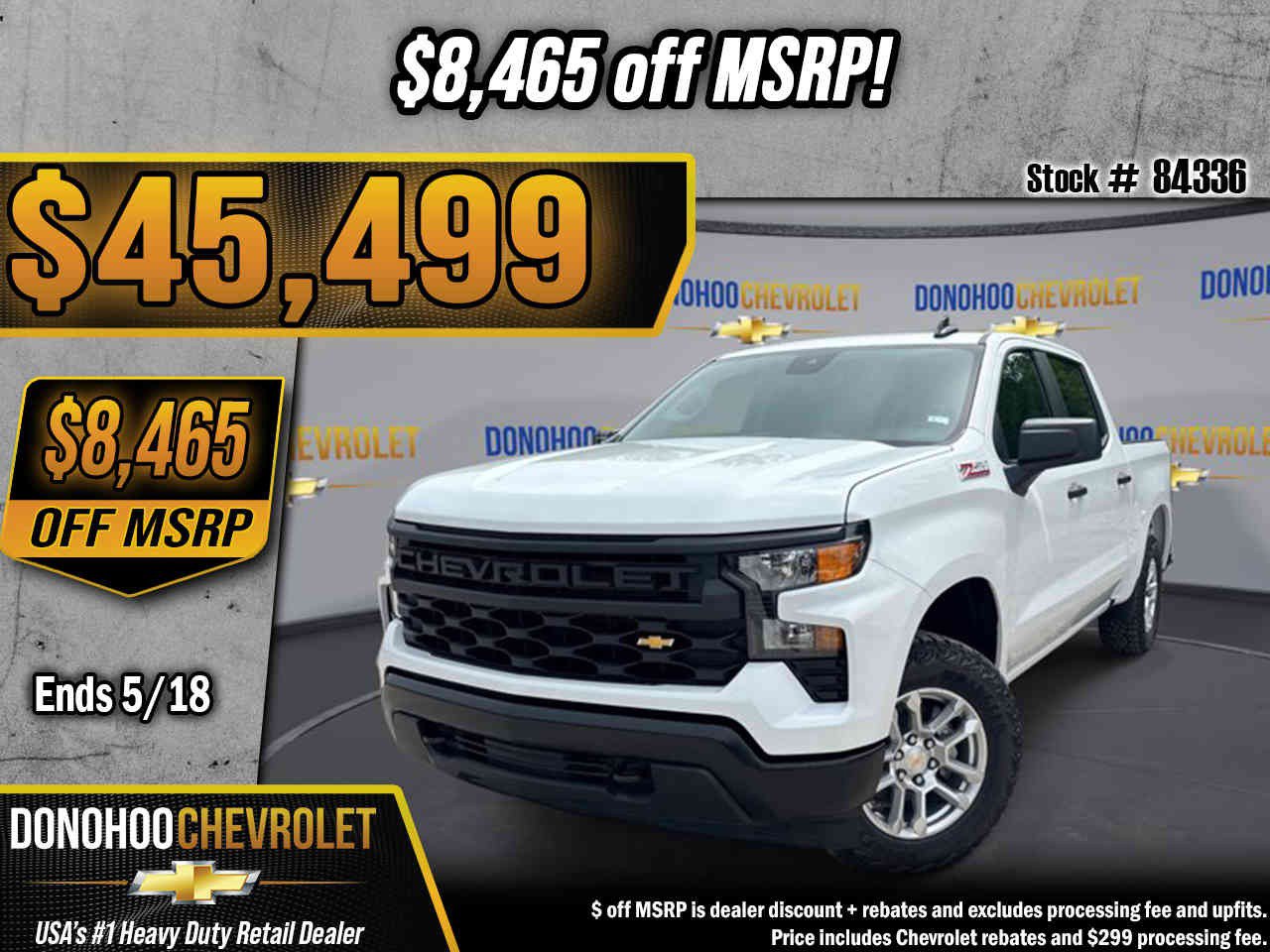 New 2026 Chevrolet Silverado 1500 W/T w/ WT Value Package AWD/4WD image 1