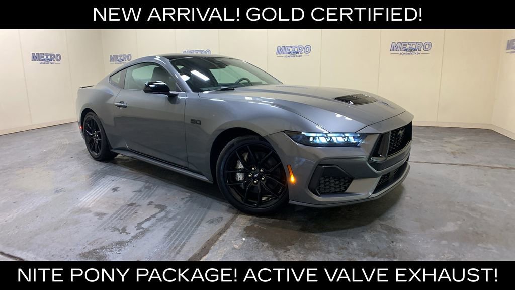 Certified 2025 Ford Mustang GT Premium w/ Mustang Nite Pony Package RWD image 1