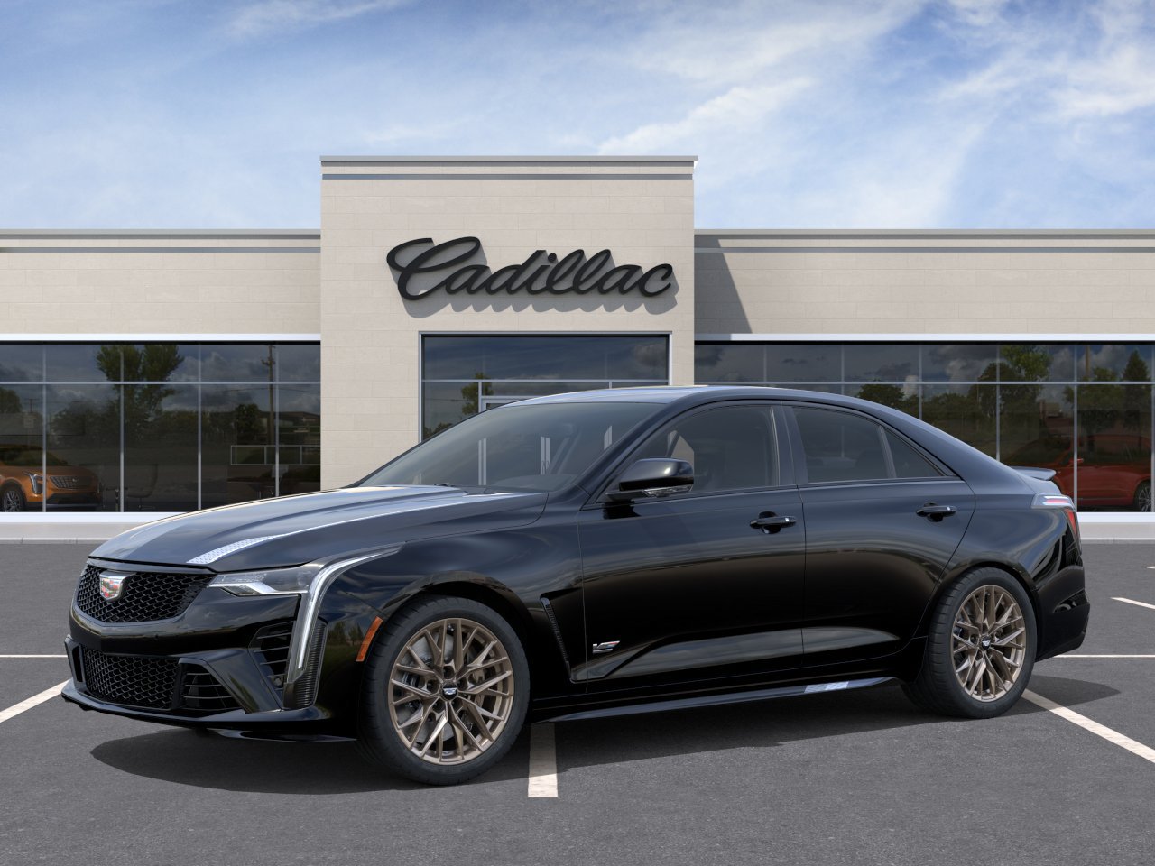 New 2026 Cadillac CT4 V Blackwing w/ LPO, Bronce Accent Package RWD image 2