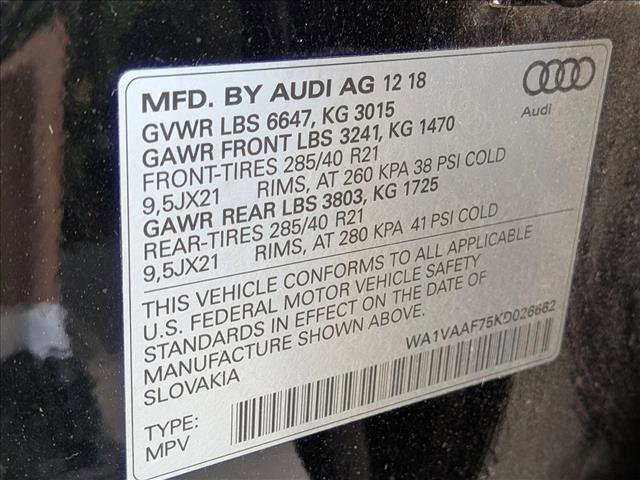 Used 2019 Audi Q7 3.0T Prestige AWD/4WD image 24