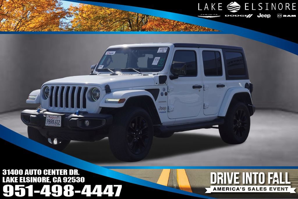 Used 2022 Jeep Wrangler Unlimited Sahara AWD/4WD image 1