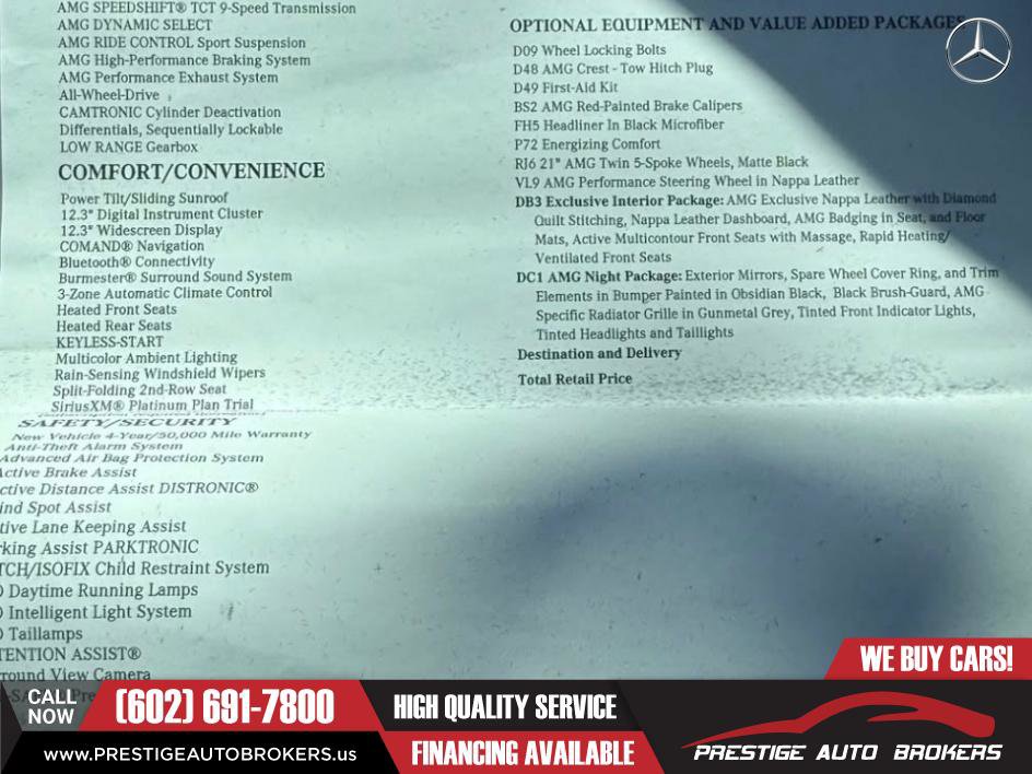 Used 2023 Mercedes-Benz G 63 AMG 4MATIC image 20