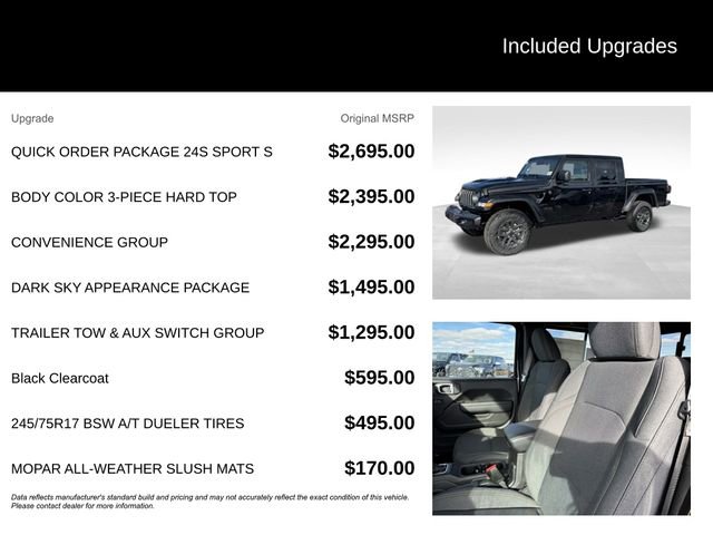 New 2026 Jeep Gladiator Sport AWD/4WD image 5