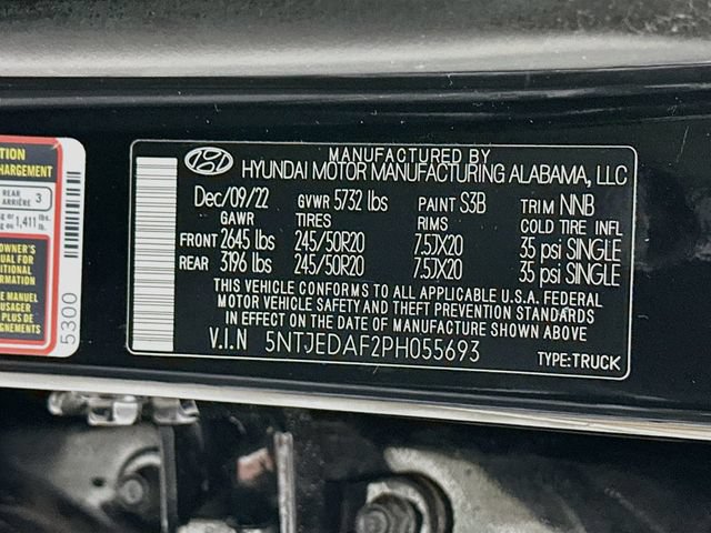 Certified 2023 Hyundai Santa Cruz Limited w/ Cargo Package AWD/4WD image 37