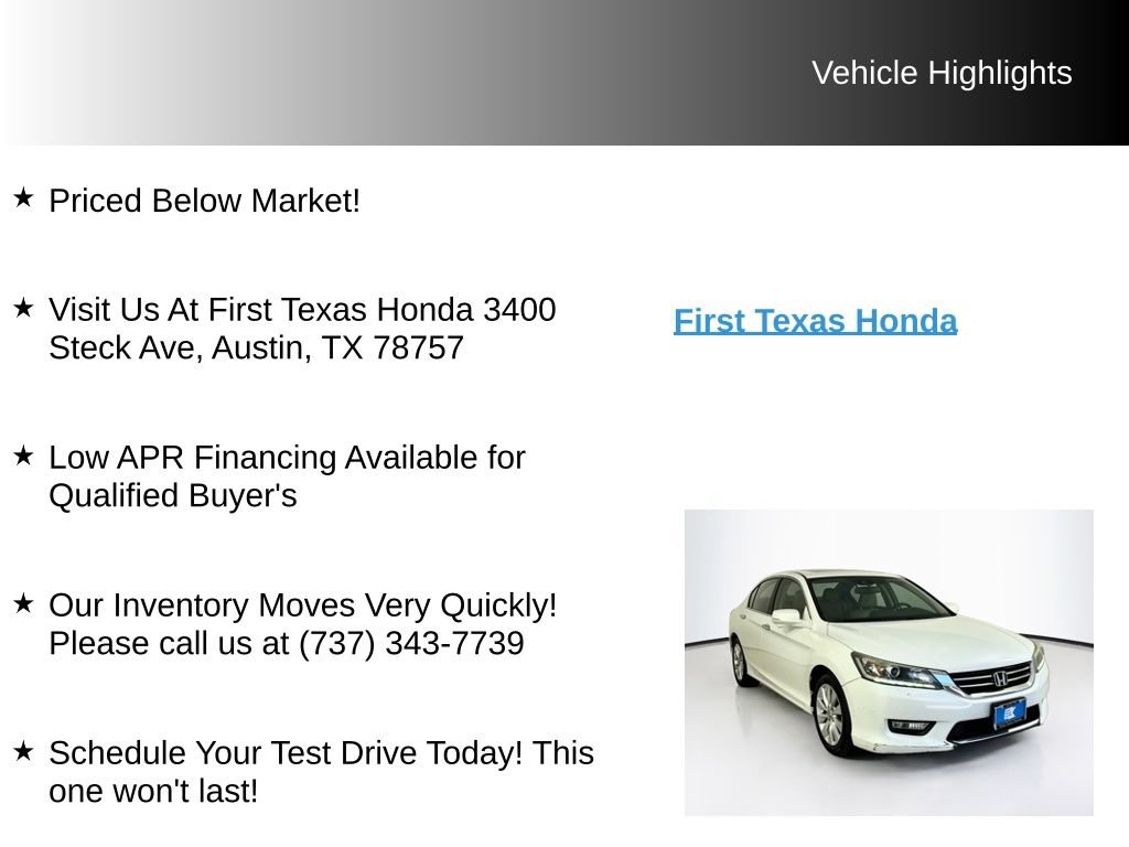 Used 2014 Honda Accord EX-L image 9