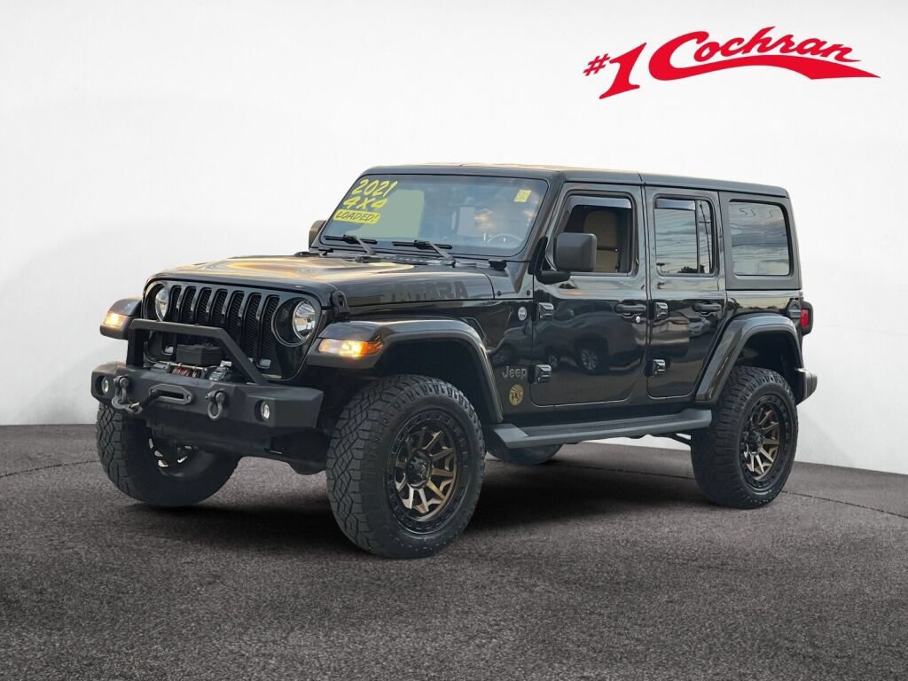 Used 2021 Jeep Wrangler Unlimited Sahara AWD/4WD image 34