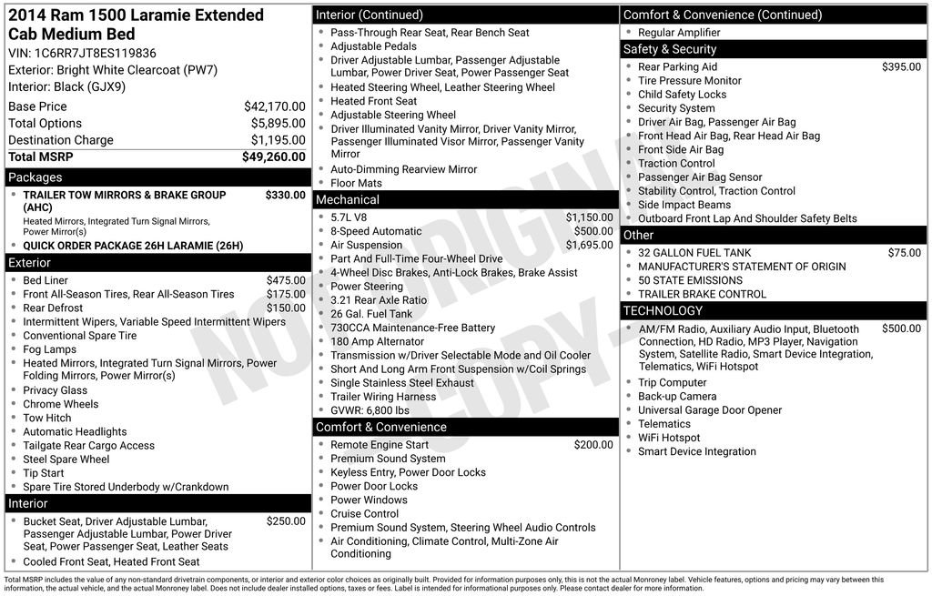 Used 2014 RAM 1500 Laramie AWD/4WD image 5