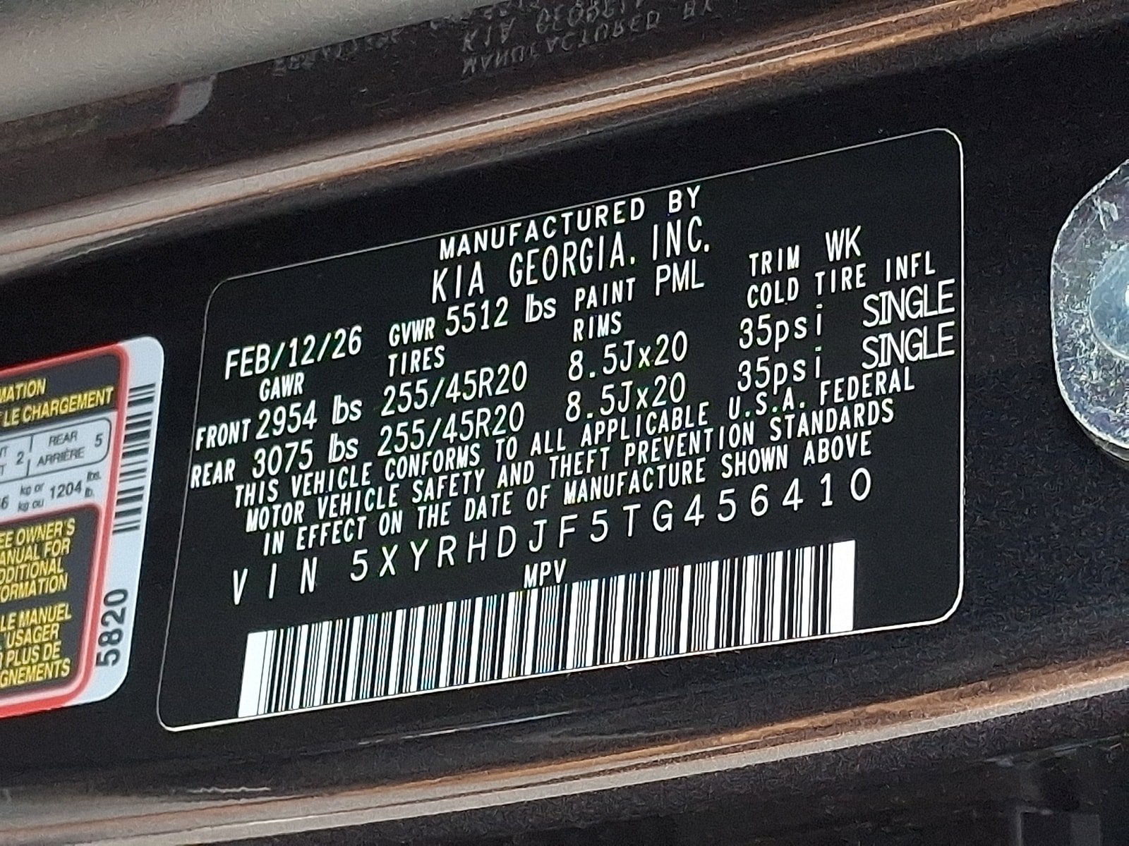 New 2026 Kia Sorento EX AWD/4WD image 19