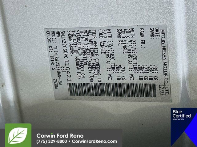 Used 2023 Nissan Murano SL w/ Cargo Package AWD/4WD image 36