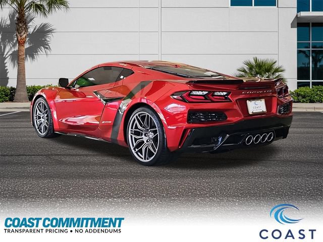 Used 2025 Chevrolet Corvette Z06 w/ Chrome Exterior Badge Package RWD image 8