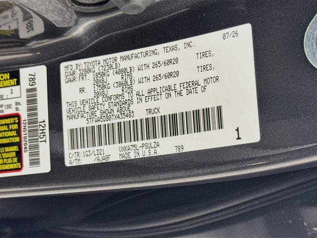 New 2026 Toyota Tundra Limited AWD/4WD image 32