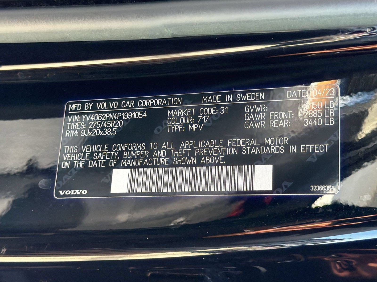 Used 2023 Volvo XC90 B6 Plus AWD/4WD image 25