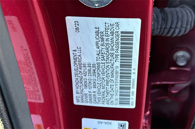 Used 2023 Honda Accord EX image 55