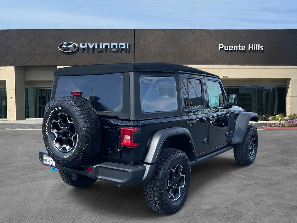 Used 2022 Jeep Wrangler Unlimited Rubicon 4xe w/ Safety Group AWD/4WD image 4