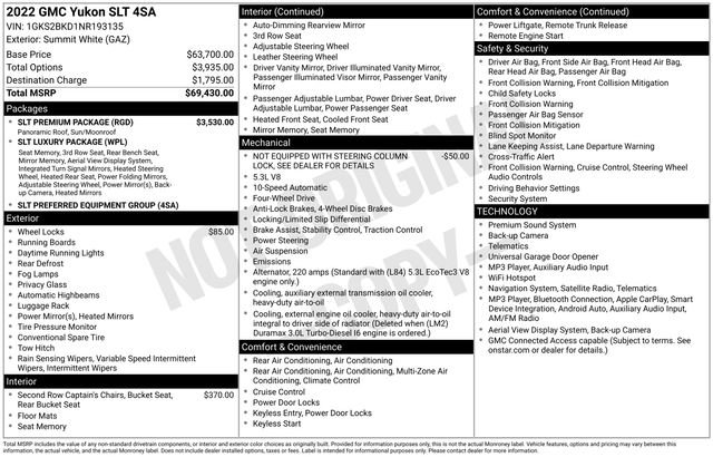 Certified 2022 GMC Yukon SLT w/ SLT Premium Package AWD/4WD image 28