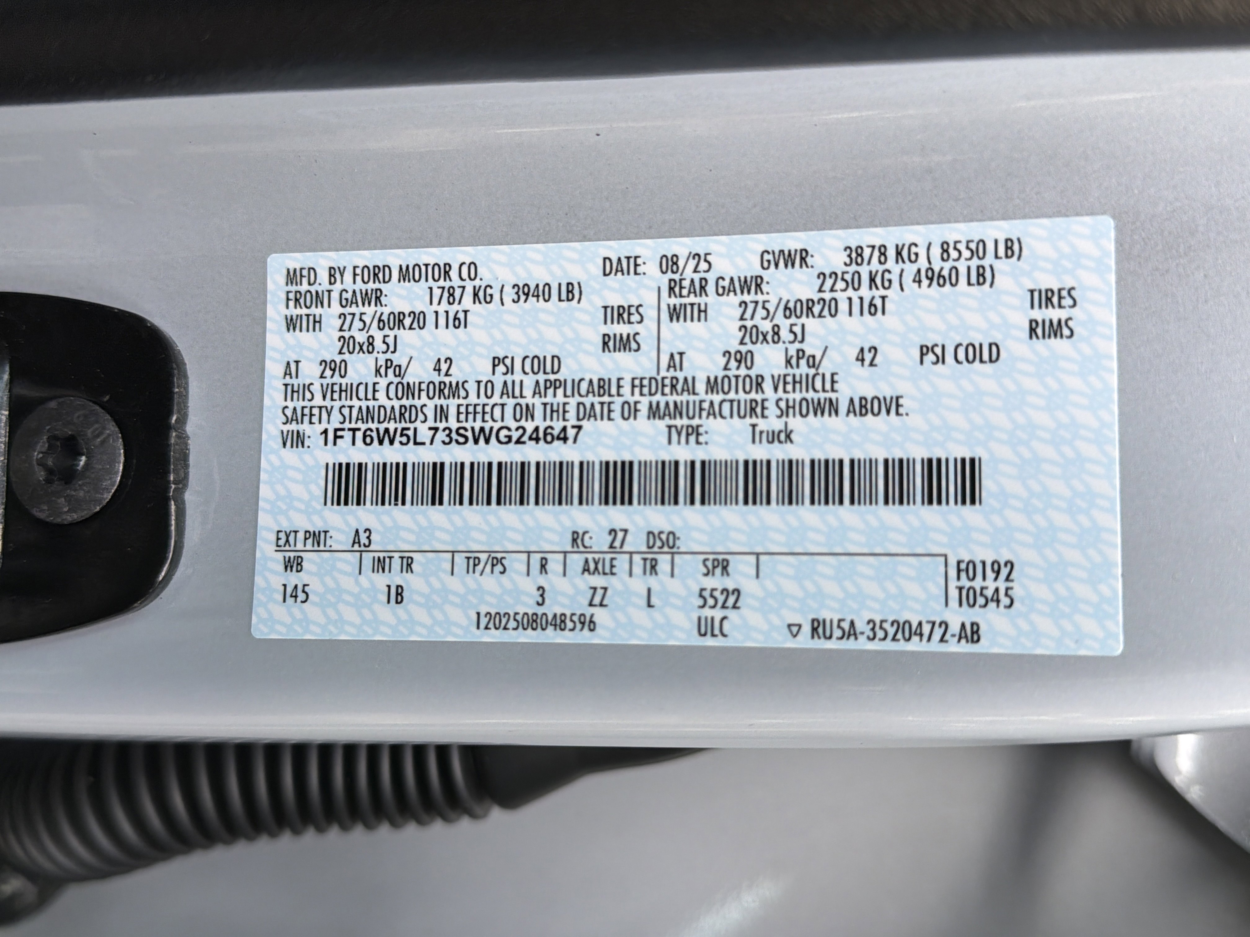 Used 2025 Ford F150 Lightning Lariat AWD/4WD image 34