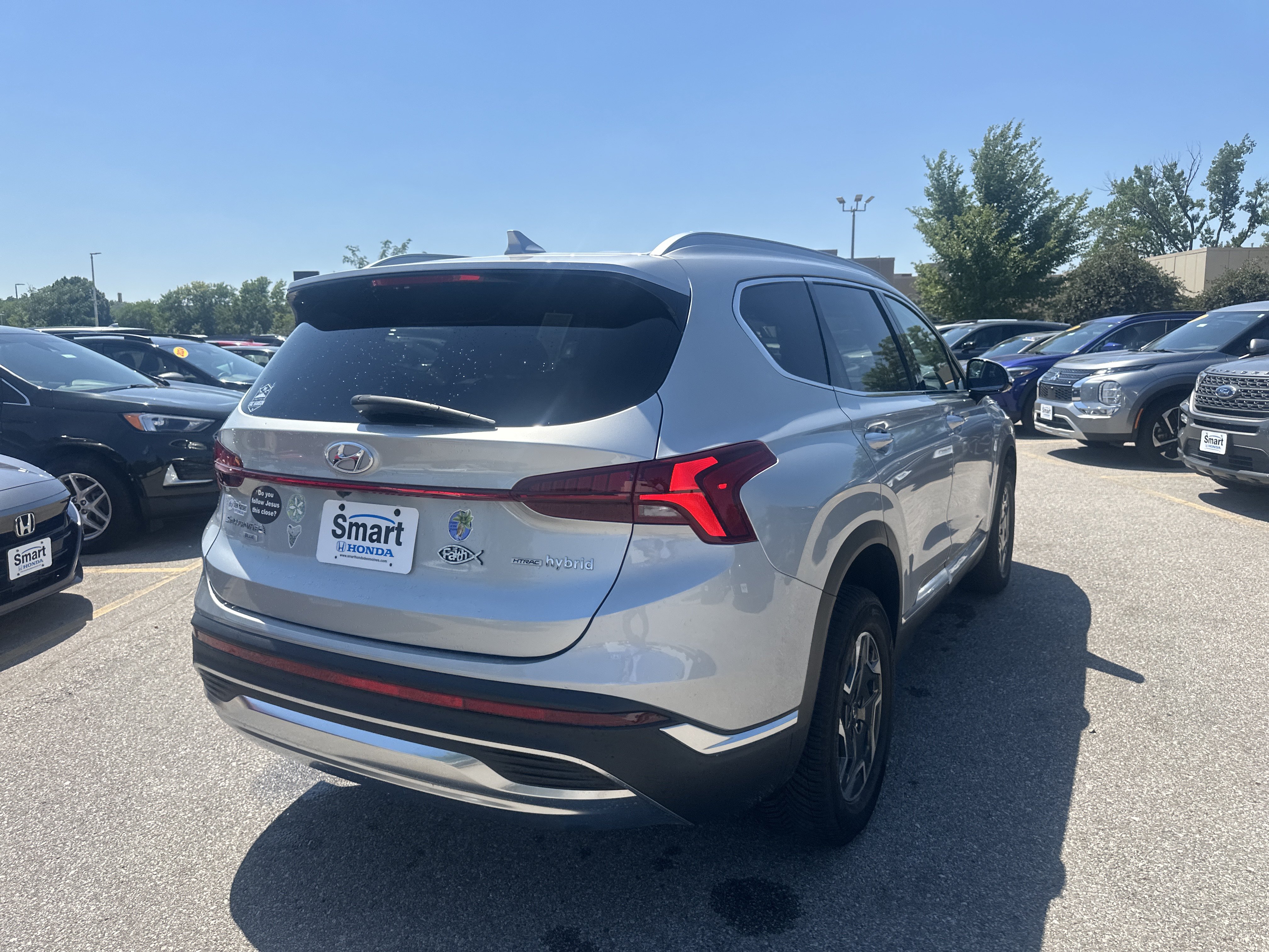 Used 2022 Hyundai Santa Fe Blue AWD/4WD image 3