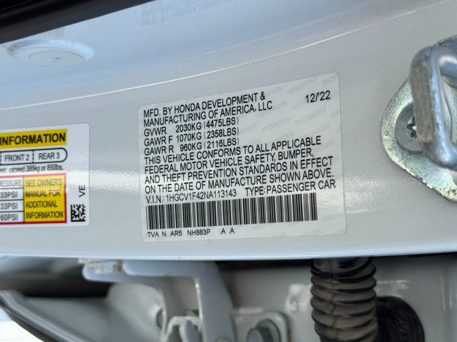 Used 2022 Honda Accord Sport Special Edition image 41