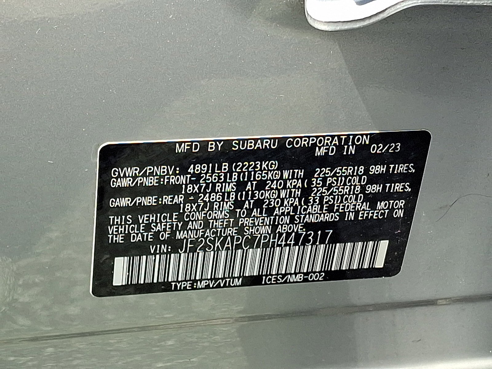 Certified 2023 Subaru Forester Limited AWD/4WD image 27