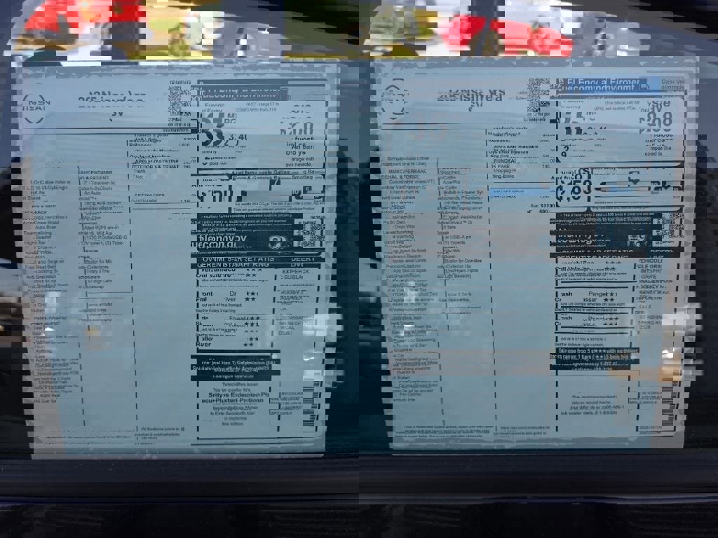 New 2025 Nissan Versa SV w/ Trunk Package image 10