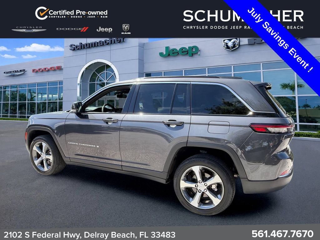Certified 2024 Jeep Grand Cherokee Limited w/ Luxury Tech Group II RWD image 5