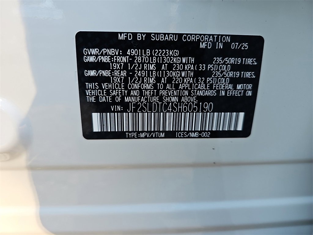 New 2025 Subaru Forester Touring image 35