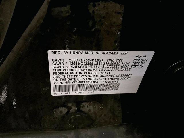 Used 2020 Honda Pilot Touring image 35