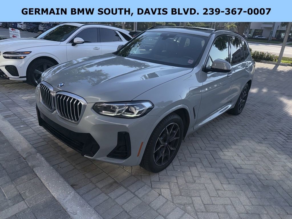 Certified 2022 BMW X3 sDrive30i w/ M Sport Package 2 image 1