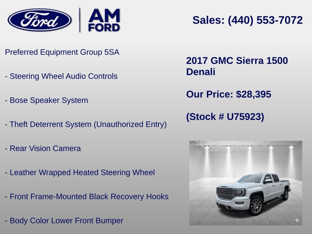 Used 2017 GMC Sierra 1500 Denali AWD/4WD image 30