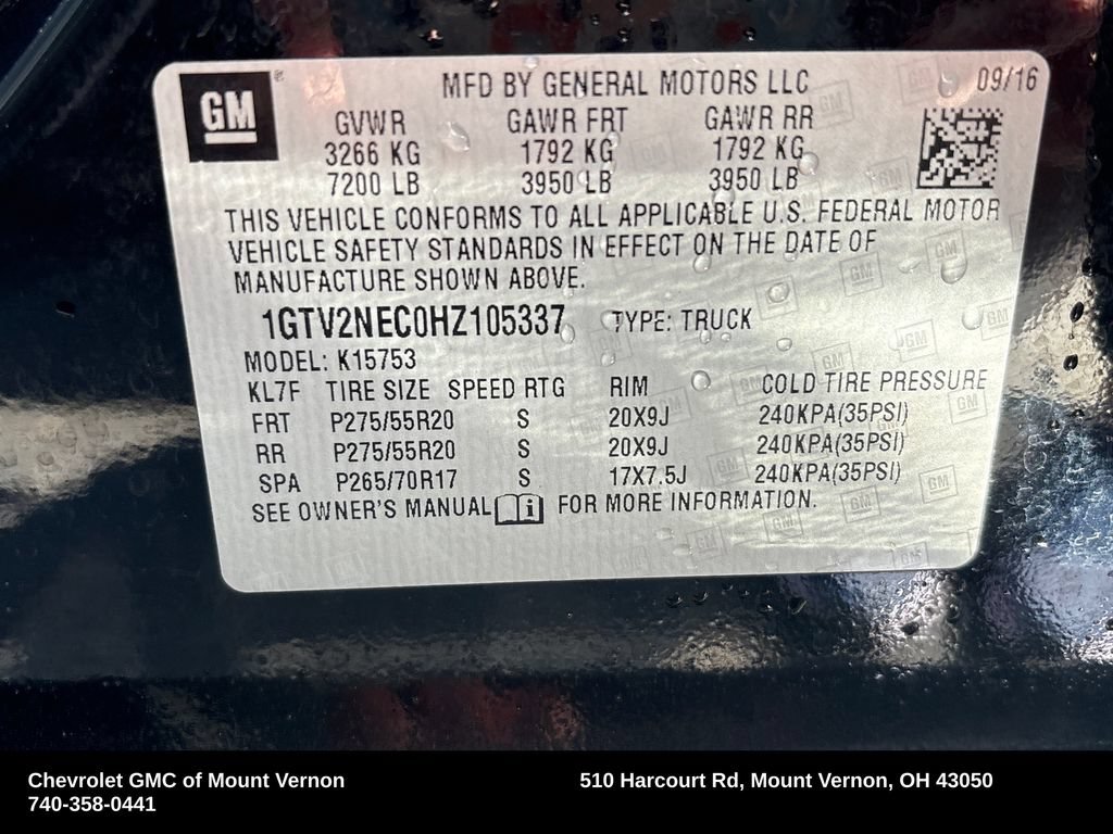 Used 2017 GMC Sierra 1500 SLT w/ SLT Premium Package AWD/4WD image 49
