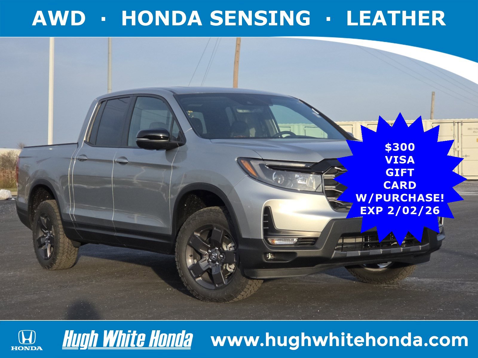 New 2026 Honda Ridgeline TrailSport